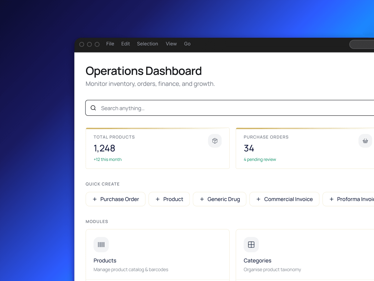 Renvolv dashboard